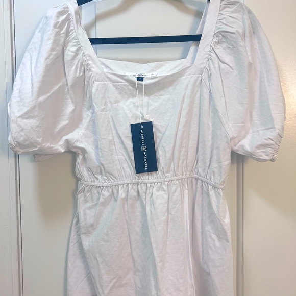 BNWT Michelle McDowell Gracie Snow White Top - Picture 3 of 4